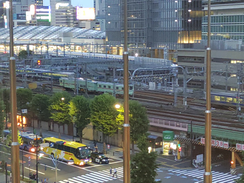 うたコン 東京国際フォーラム から東京駅方面を撮影